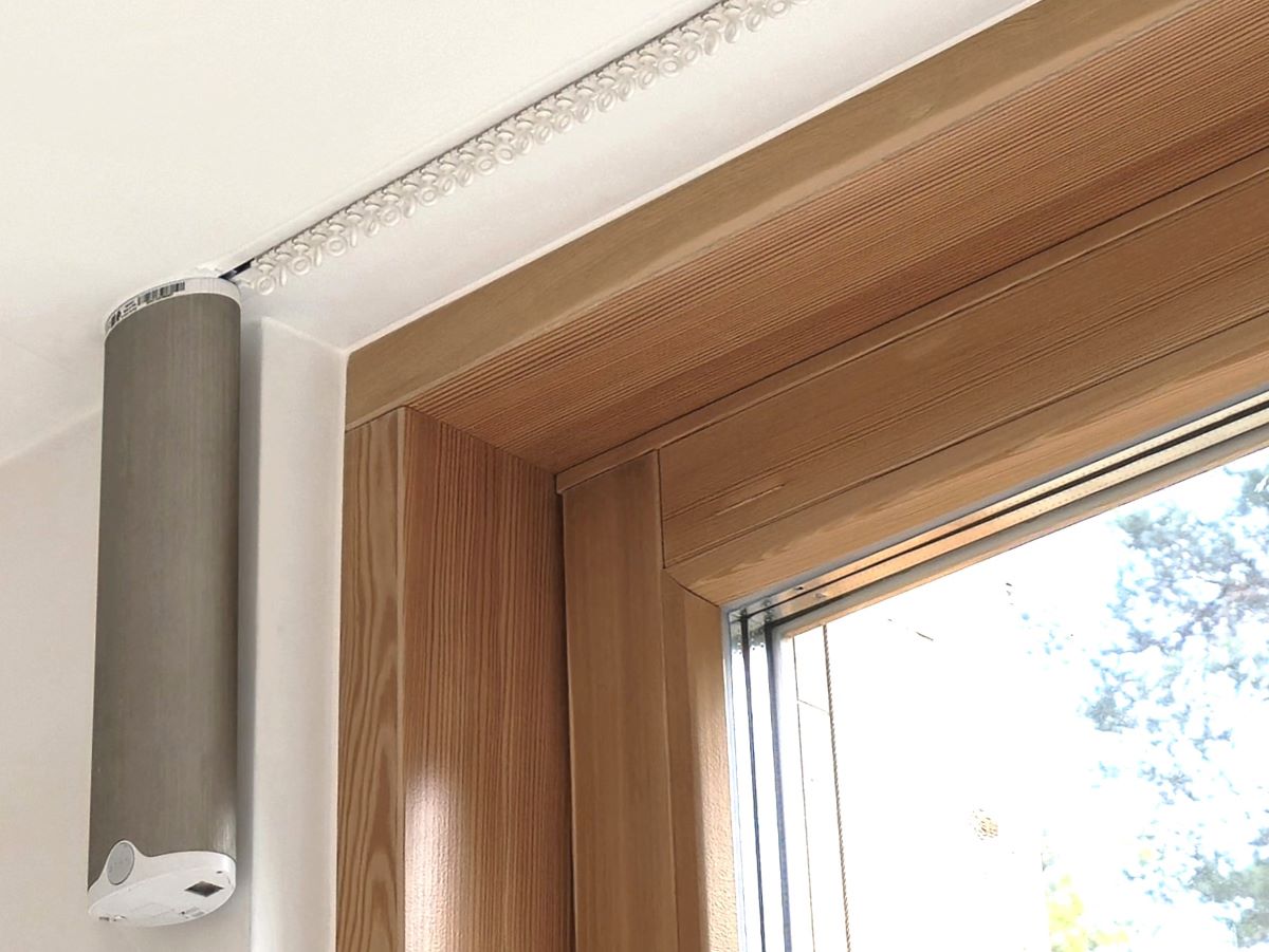 Elektryczny karnisz wpuszczany w sufit, karnisz ukryty w suficie do zabudowy g-k