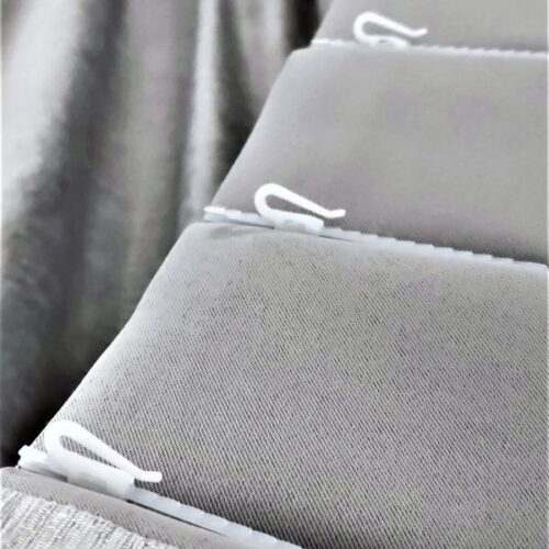 Zasłona z haczykami wszytymi typu flex