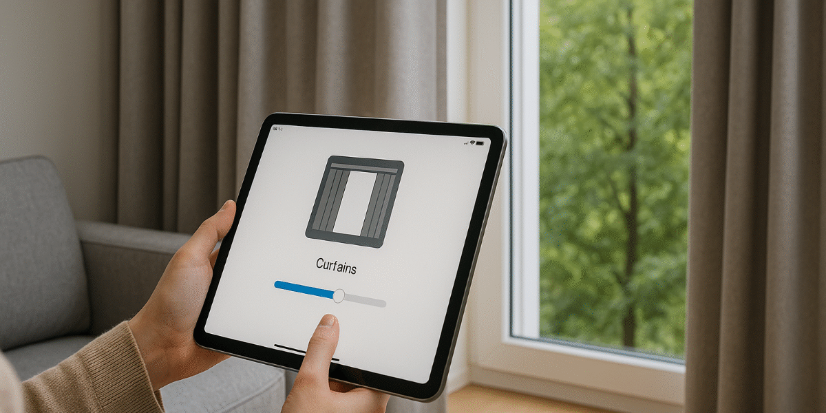 Ipad do AHK curtain Sterowanie zasłonami z Apple Homekit