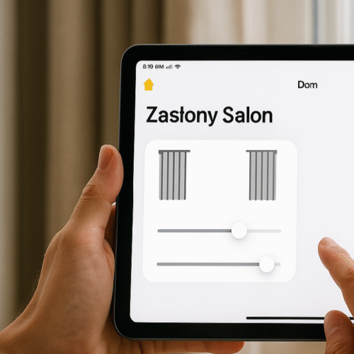 Sterowanie karniszami tabletem